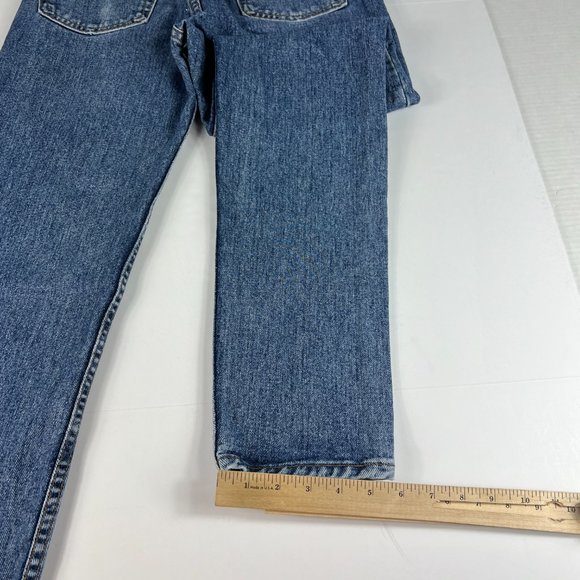 VTG 90s Levi's Jeans Men's 30x32 512 Slim Tapered Blue Faded Denim USA Tag 32x34 - Picture 11 of 16